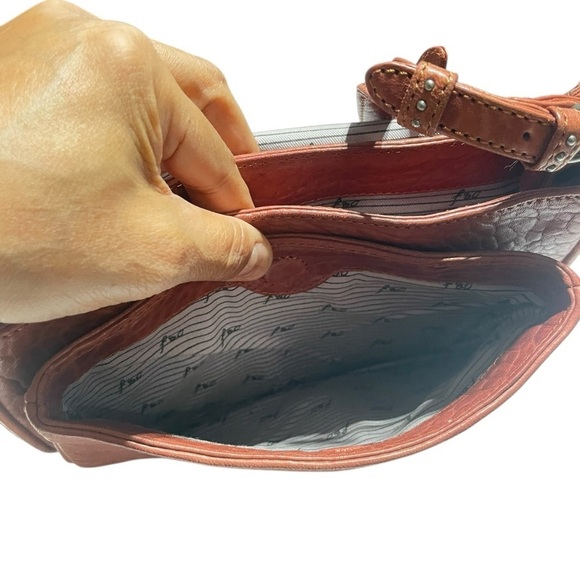 Forest and Culver Redish Brown Crossbody bag - Picture 11 of 15
